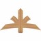 Ekena Millwork Davenport Timber Gable Bracket, Western Red Cedar, 48"W x 26"H x 1 1/2"D x 5 1/2"F, 13/12 Pitch GBW048X26X0206DAV00SWR - alternate 1